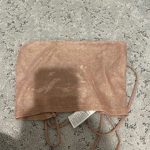 Urban outfitters sparkly strapless or u can use straps top